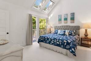Enjoy bedroom #2 with beautiful natural light from the skylight windows and your own private deck!