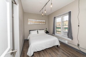 Bedroom 1 with a queen bed.