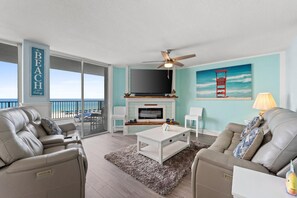 Living Area with Balcony