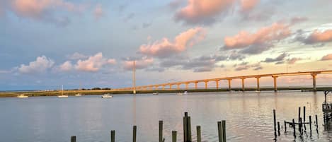View of the Apalachicola River and John Gorrie Bridge