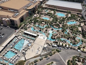 Enjoy full access to MGM Grand’s iconic pools and relaxing lazy river — included free!