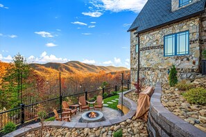 Custom Fire pit with seating for 15