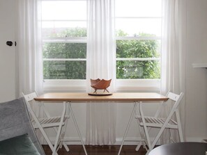 dining space for two people