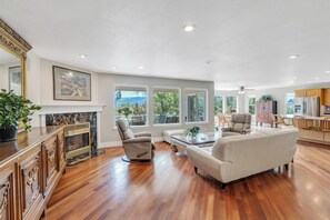 Open and light with wonderful views from the family room and the patio balcony.