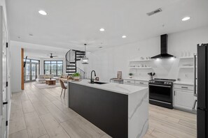Updated, modern kitchen to prep all your group meals.