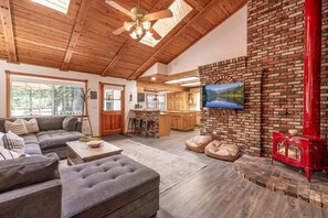 Whether you're seeking a place for family fun or for some blissful solitude, this single-level home has everything you need for a comfortable stay.