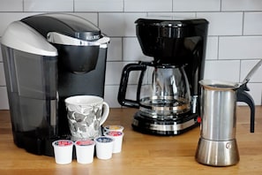 Kaffe och/eller kaffebryggare