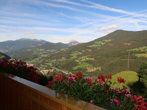 Blick von der Unterkunft
