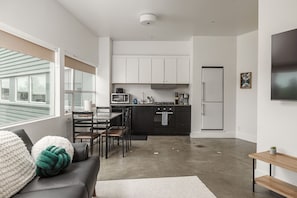 Large kitchen/dining space