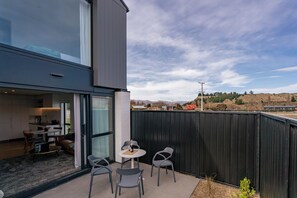 Private patio area