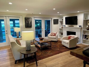 Open format living area.