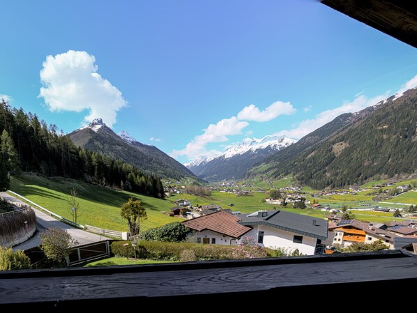 Blick von der Unterkunft