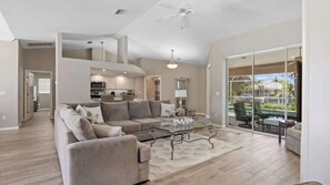 "Open-concept living area ideal for family gatherings and relaxation."