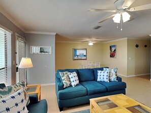 Living Area - Queen Sofa Sleeper