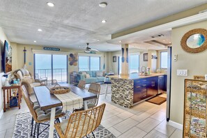Living Room Area with Balcony Access