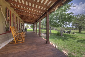 Rock away your cares on the front porch!