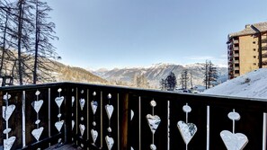 Breathe the fresh mountain air on your balcony (Views vary).