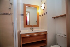 Get ready for your day in the bathroom.