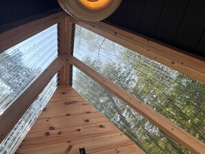 The most amazingly views from your heated fire side bed