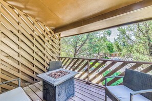 Private Balcony | Fire Pit Unavailable