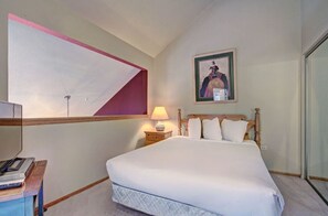 Sleep peacefully in the elegant bedroom, soft lighting, and a serene ambiance.
