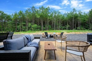 Outdoor entertaining space for friends and family