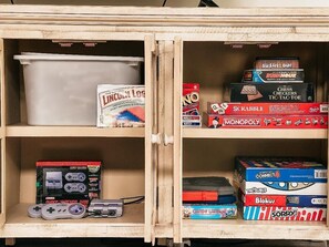 Selection of games for family game night