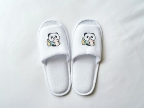 Shopping Panda Room exclusive amenities: slippers