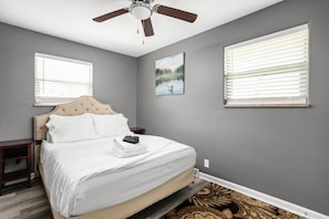 Cozy and simple master bedroom
