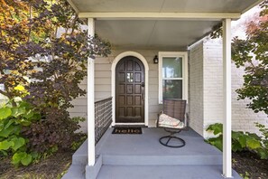 Sit out on our porch with a morning cup of coffee and take in the serene surroundings.