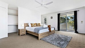 Introducing the master's bedroom with a veranda—a luxurious retreat where comfort and sophistication converge. Step onto the private veranda for a breath of fresh air or unwind in the sumptuous embrace of the master suite.