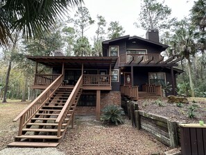 Outdoors, Shelter, House, Staircase, Porch