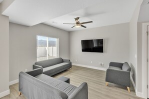 Indoors, Screen, Architecture, Building, Furniture