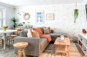 Enjoy a realxing living space to unwind.