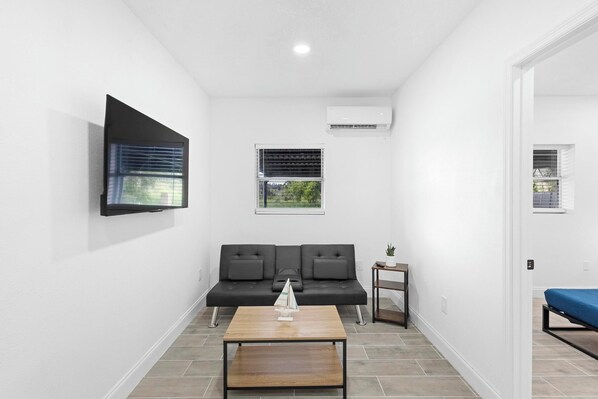 Living room and TV