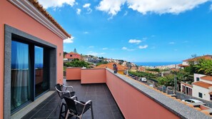 Experience luxury living at Mon Rêve Portugais in Funchal, Madeira with this lovely terrace view! #yourdreamhome #funchal