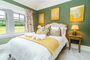 Bedroom 9 - Queen bed with country views