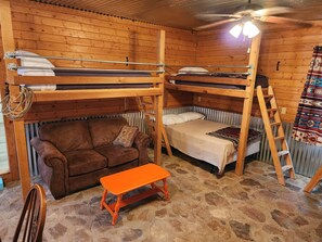 Bunks - Twin over sofa and twin over full