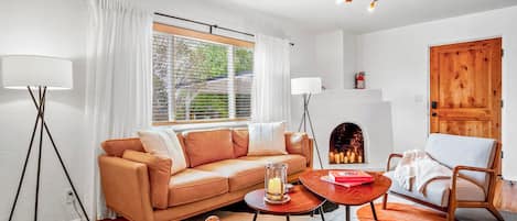 Bright and airy living room