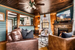 All new furniture in comfy living room