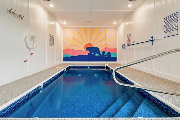 Dive into luxury with your own private pool heated to 84 degrees year round