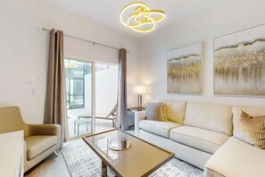 Step into comfort and relaxation in this perfect living room retreat.