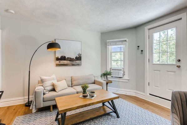 A bright and spacious area to relax