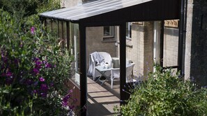 Start the day with a tea in the conservatory