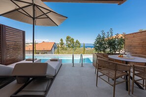 Blick vom Balkon