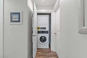Never underestimate the convenience of a washer & dryer in your unit.