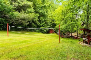 Serve Up Some Fun On Our Volleyball Court!