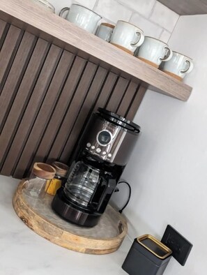 Kaffe och/eller kaffebryggare