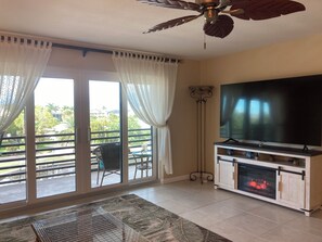 Living Room & Enclosed Balcony