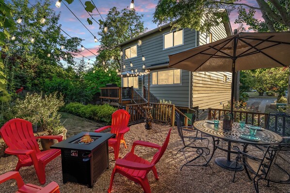 Welcome to our backyard oasis! 